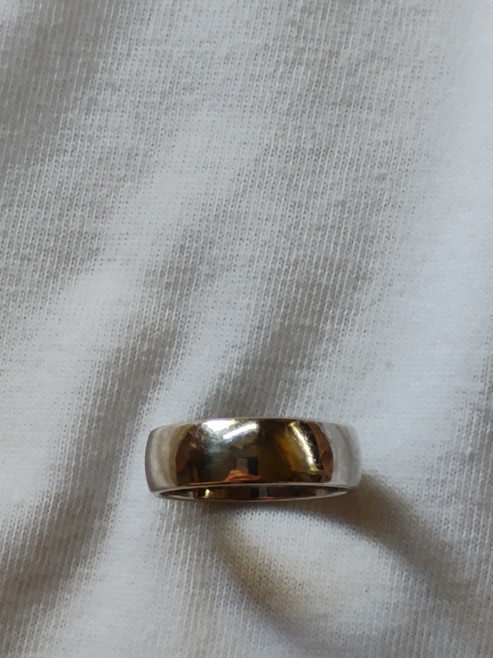 James Avery wide Athena Wedding Band